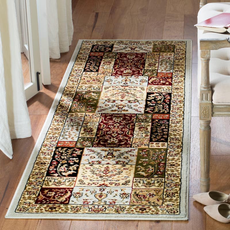 SAFAVIEH Lyndhurst Mitzi Traditional Oriental Rug - 2'3" x 11' Runner - Grey/Multi