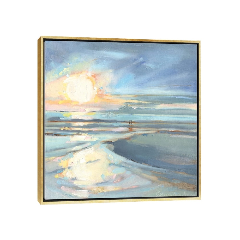 iCanvas "Eastern Lake Sunset" by Kathleen Broaderick Framed Canvas Print