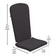 preview thumbnail 19 of 44, Indoor/Outdoor Folding Adirondack Chairs with Cushions - Set of 2 - 30.25"W x 34"D x 37"H