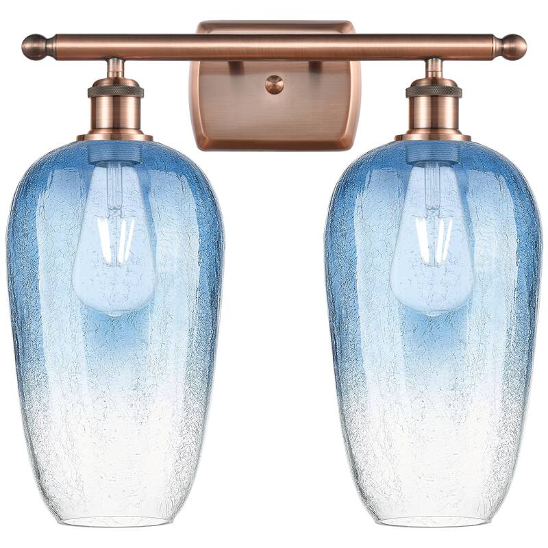 Innovations Lighting Endless Possibilities Ballston - Brookhaven Flute - 2 Light 17" Bath Vanity Light