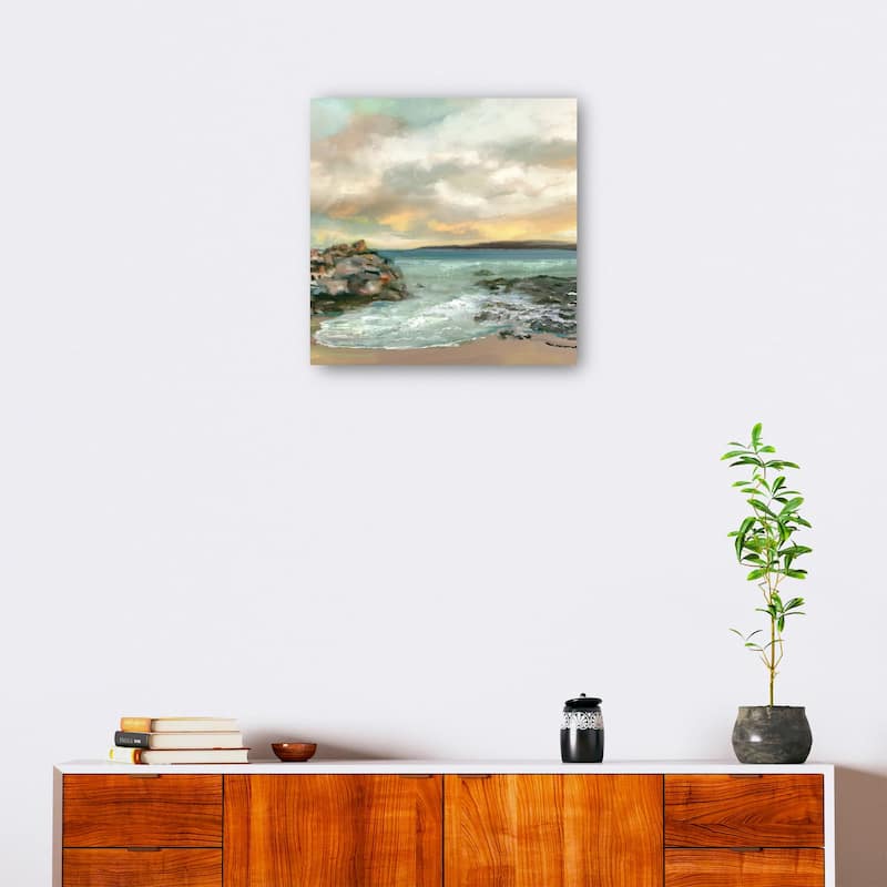 Secret Cove Square By Studio Arts Canvas Art Print