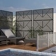 preview thumbnail 105 of 166, Outdoor Privacy Screen with Stand for Patio Garden Metal Fence