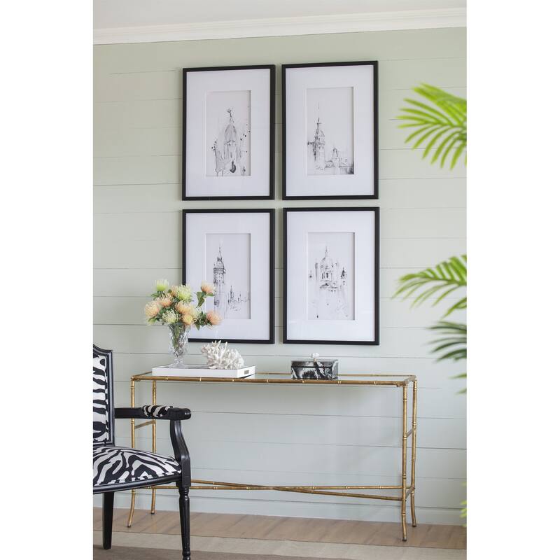 Set of 4 Architecture Wall Art Prints