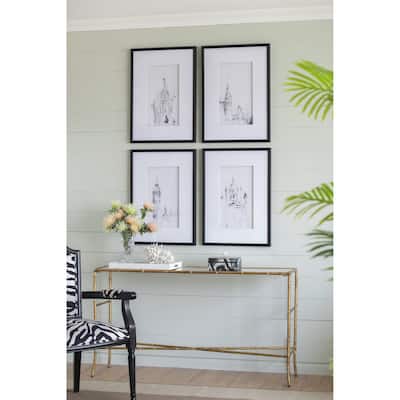 Set of 4 Architecture Wall Art Prints