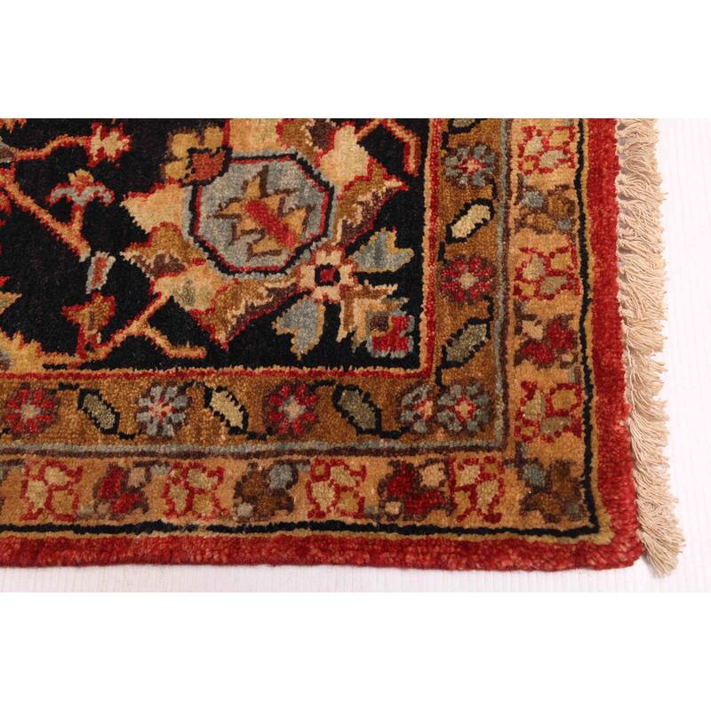 ECARPETGALLERY Hand-knotted Jules Sultane Red Wool Rug - 8'1 x 9'11