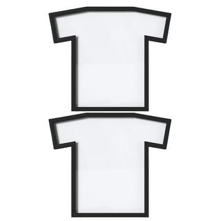 Cadre Décoratif Taille Petit 55x50cm Cadre Pour T-shirt Umbra T-Frame - Plastique Moulé Noir - Taille Petit (55x50 Cm