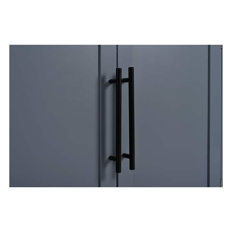 Kitchen Pantry Cabinet with Drawer, Buffet Cabinet with 2 Door Shelves, Wood Storage Cabinet with Adjustable Shelves