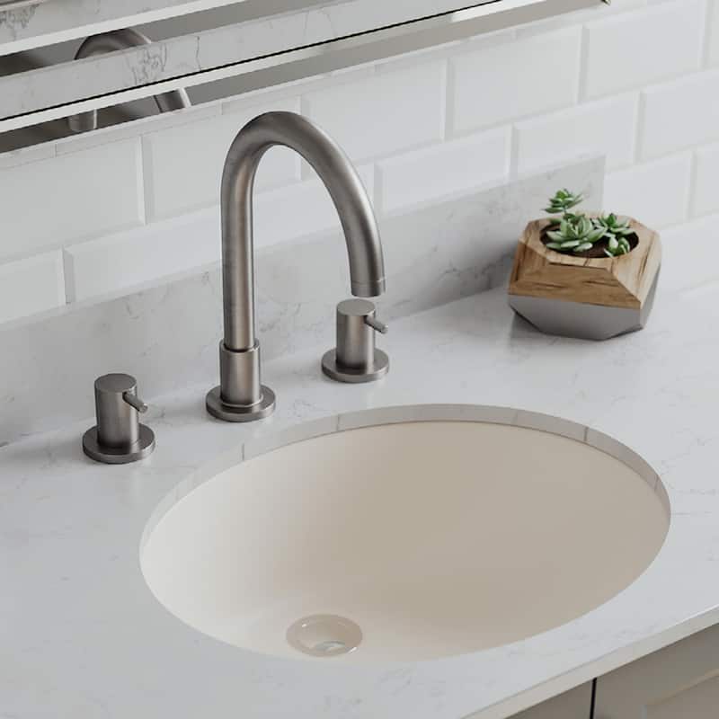 Lexicon Platinum V210 Quartz Composite Oval Vanity Sink - Galaxy Beige