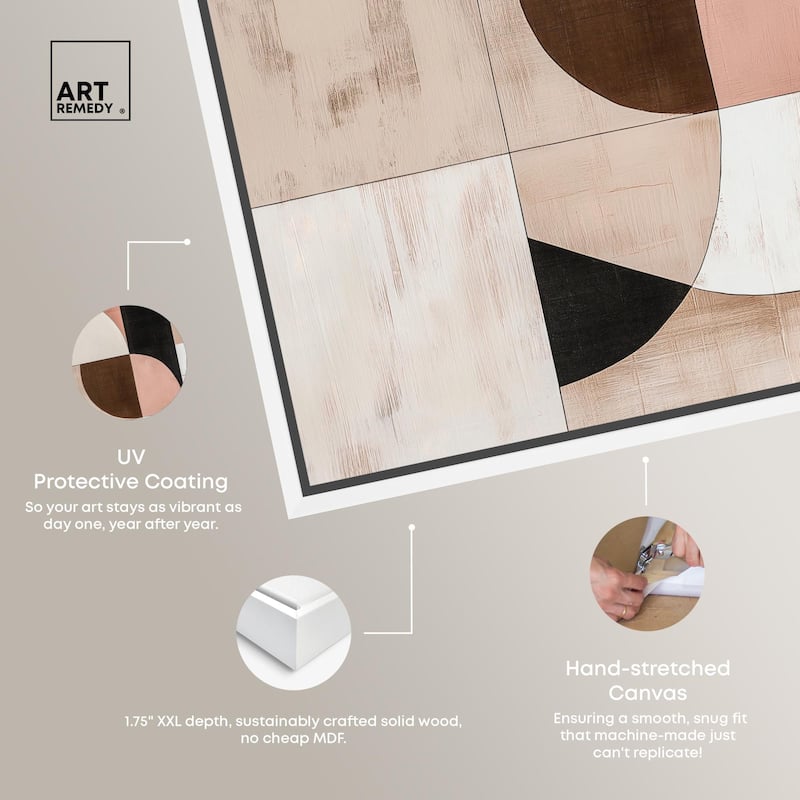 Modern Shapes I Canvas by Art Remedy