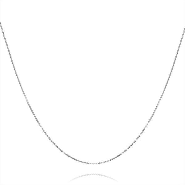 Shop Thin Rolo Cable Chain 1mm 20 Gauge 925 Sterling Silver Made In Italy Overstock 17986882