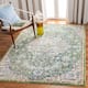 SAFAVIEH Madison Sabire Boho Medallion Distressed Rug - 6' x 9' - Green/Turquoise