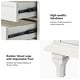 preview thumbnail 27 of 51, Muriel Farmhouse 3 Drawers Nightstand with Built-In Outlets by HULALA HOME