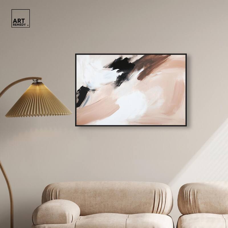 Swirls of Cream II Canvas by Art Remedy