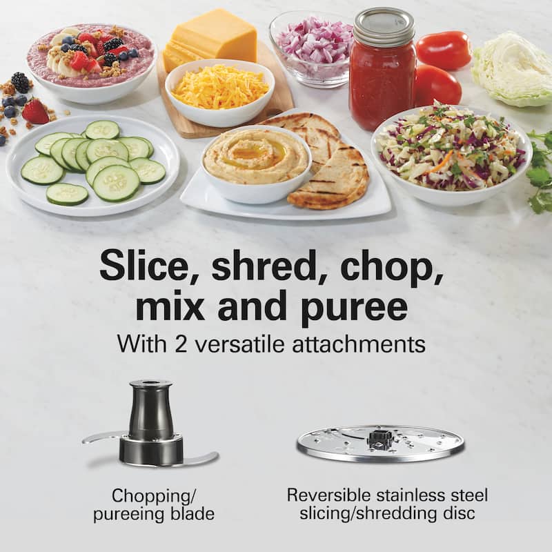 Hamilton Beach Stack & Snap 12 Cup Food Processor