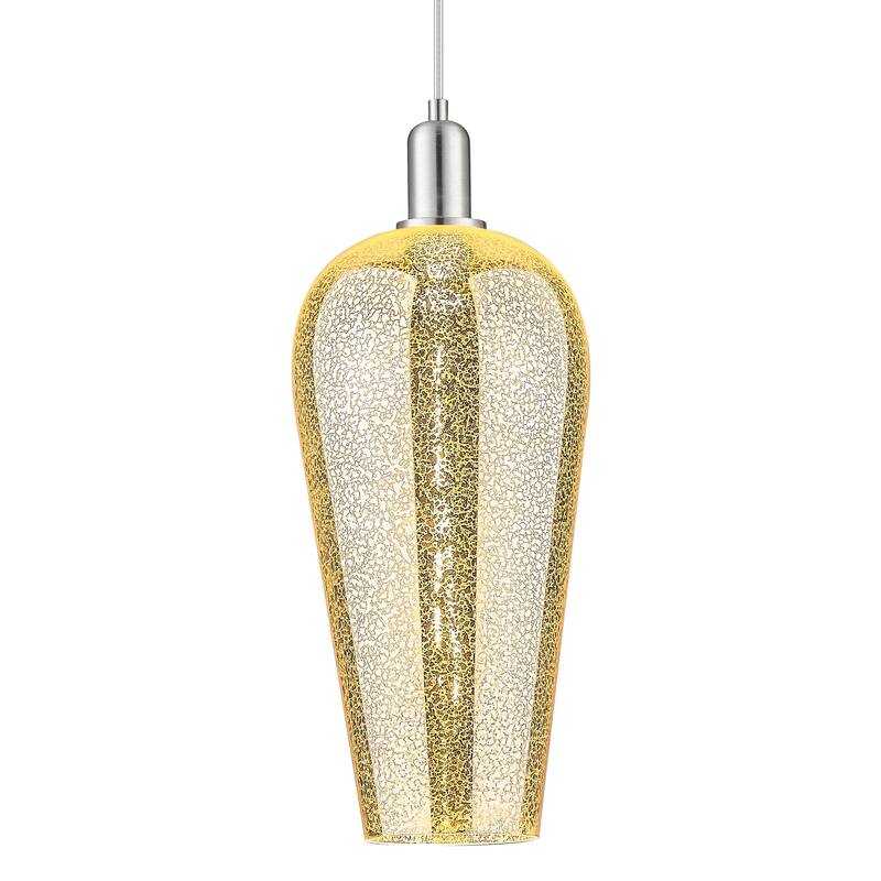 Innovations Lighting 716-1P-G456-8ME Chelsea 8" Wide Mini Pendant with - Brushed Satin Nickel
