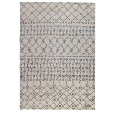 Geometric Stain Resistant Soft Area Rug