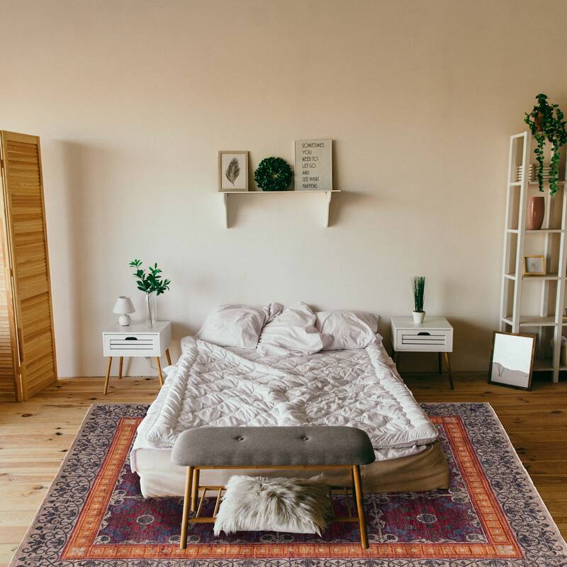 ECARPETGALLERY Hand-knotted Signature Collection Red Wool Rug - 8'0 x 10'4