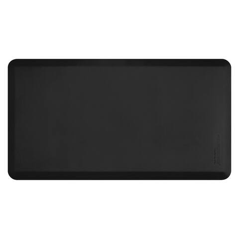 WellnessMats FitnessMat, Comfort & Support, Non-Slip, Non-Toxic & Stain Resistant, 48" x 26" x 5/8", Black