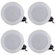 preview thumbnail 13 of 27, 6" 9W Dimmable Downlight Cathedral Ceiling 5000K LED 30° Beam Angle Flush Mount 4- Pack - White
