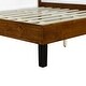 preview thumbnail 10 of 8, Full Platform Bed with Elegant Wood Finish, No Box Spring Needed