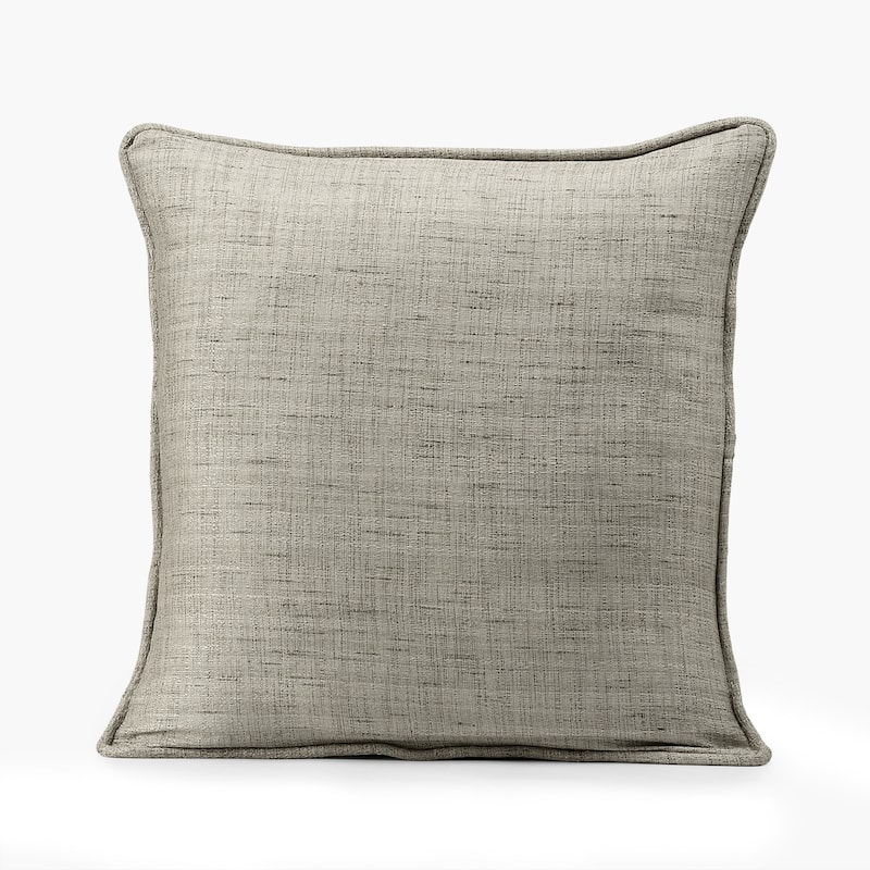 Exclusive Fabrics Yarn Dyed Designer Faux Raw Textured Silk Cushion Cover (Set of 2)