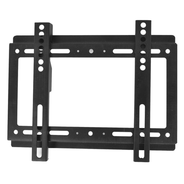 Black Metal TV Plasma Panel Screw Fixed Bracket for 14"-32" LCD