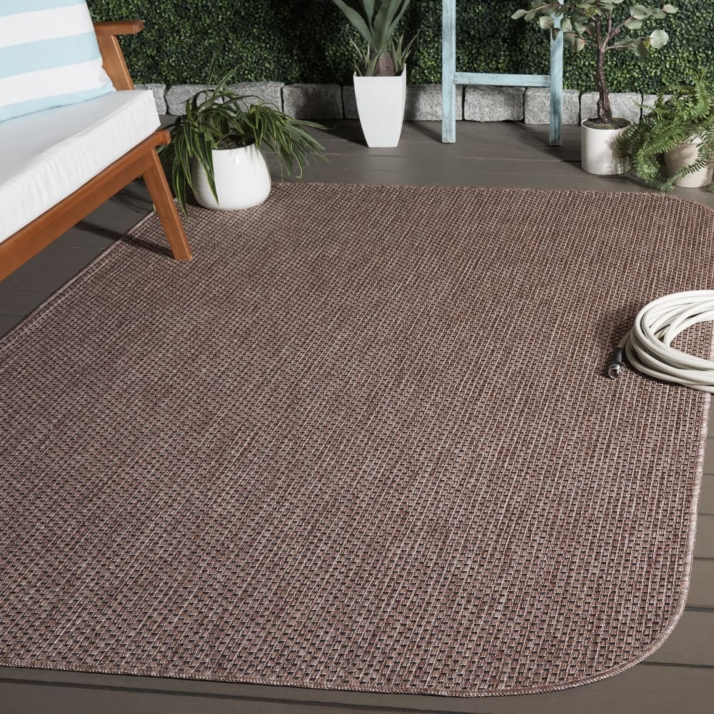 SAFAVIEH Courtyard Begajeta Indoor/Outdoor Waterproof Patio Backyard Rug.