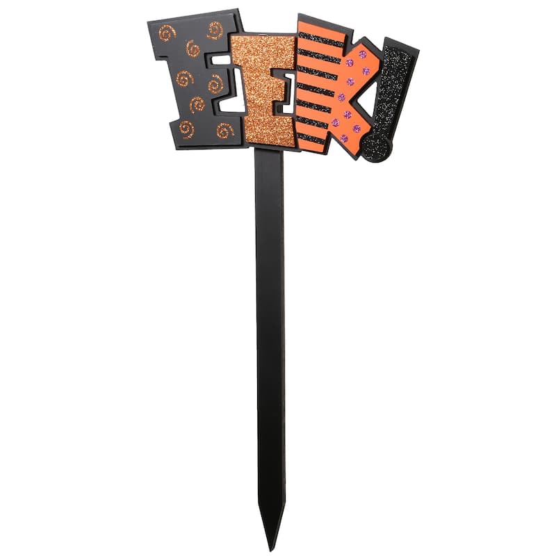 National Tree Company Halloween EEK! Garden Stake Outdoor Decoration, 18 Inches