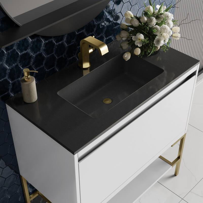 James Martin Vanities 805-V35.4-CB-CH Mantova 36" Single Basin Poplar