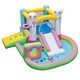 preview thumbnail 10 of 10, Costway Inflatable Bounce House with Slide Jumping Area Obstacle Ball without Blower
