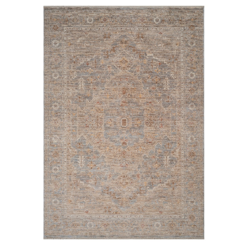 Albany Vintage Power-Loom Blue Area/Runner Rug