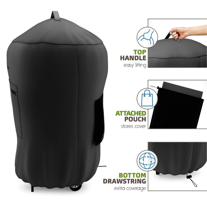 Empyrean Heavy Duty Waterproof Barbeque 600D Gas Grill Cover - BBQ Cover, UV & Fade Resistant