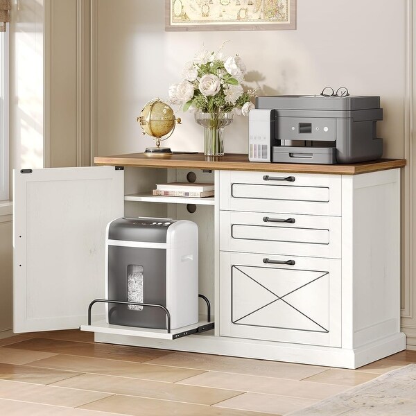 File Cabinet Shredder Stand Charging Station Lateral File Cabinet