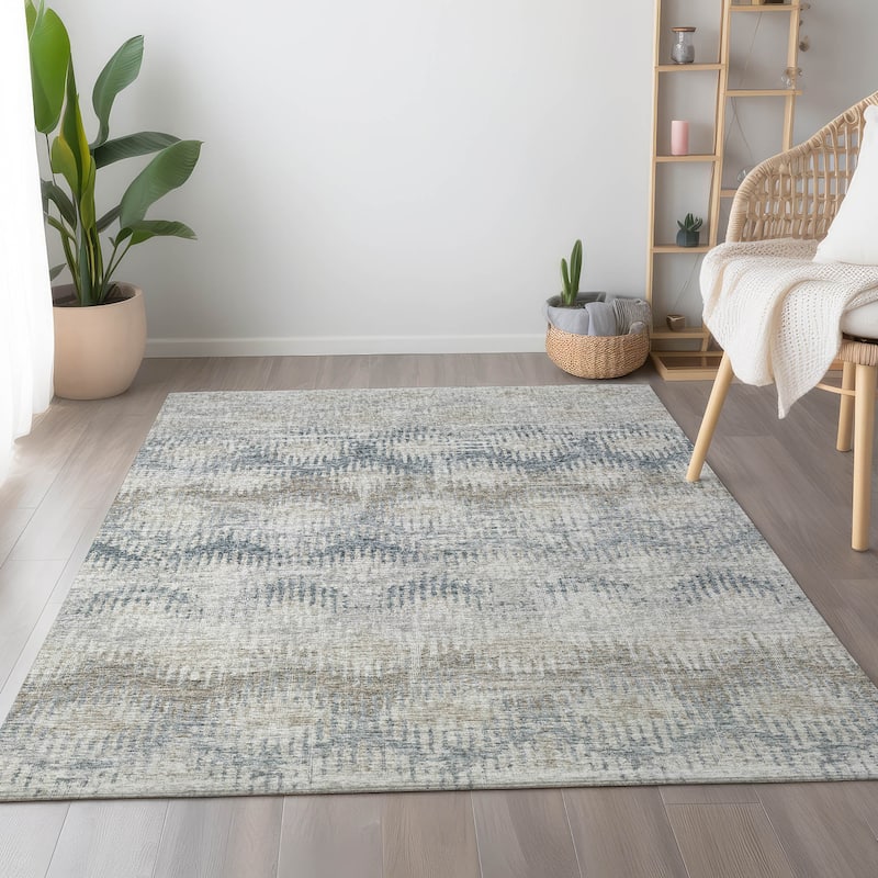 Premium Washable Super Soft Global Ombre Mayfield Rug - Linen - 2' 6" x 3' 10" - Rectangle