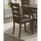 5pc Transitional Dining Room Furniture Dining Set Table With Self 