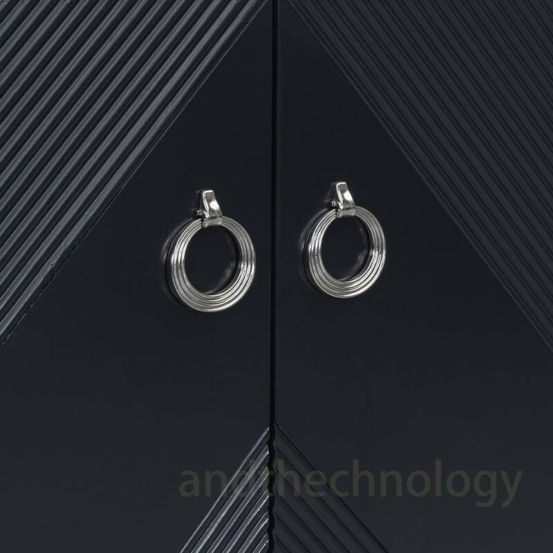 Geometric Patterns MDF Cabinet