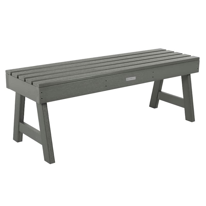 HIGHWOOD Weatherly 4-foot Eco-friendly Synthetic Wood Picnic Bench - Coastal Teak