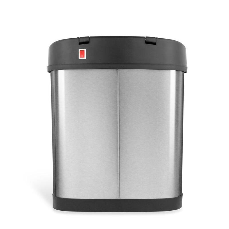 NINESTARS 3 Gallon Motion Sensor Trash Can DZT-12-13