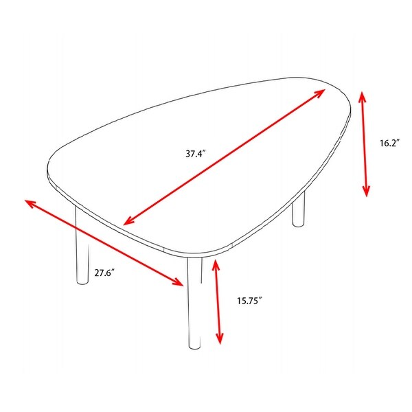 Egg Shape Coffee Table - On Sale - Bed Bath & Beyond - 41904340