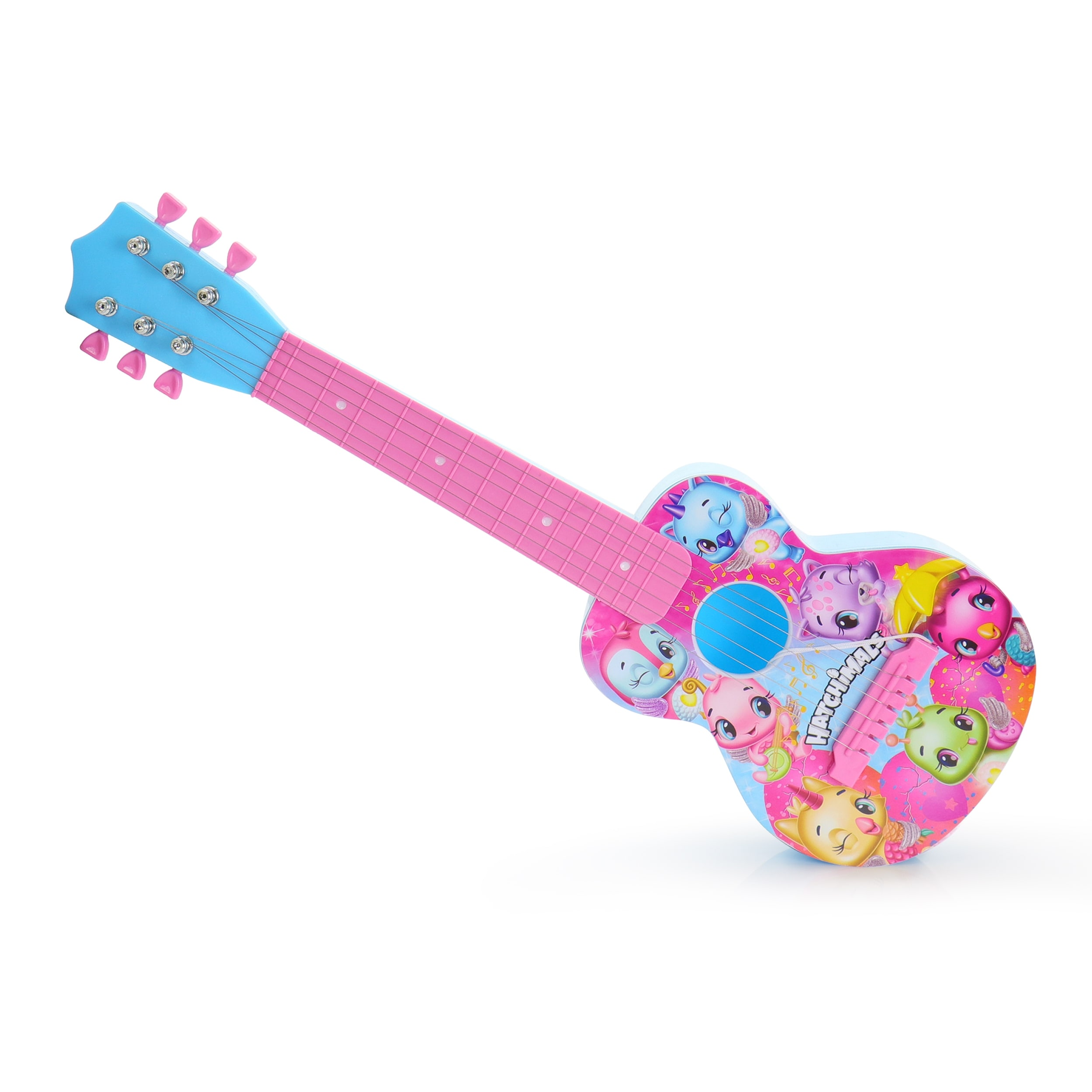 blue toy guitar
