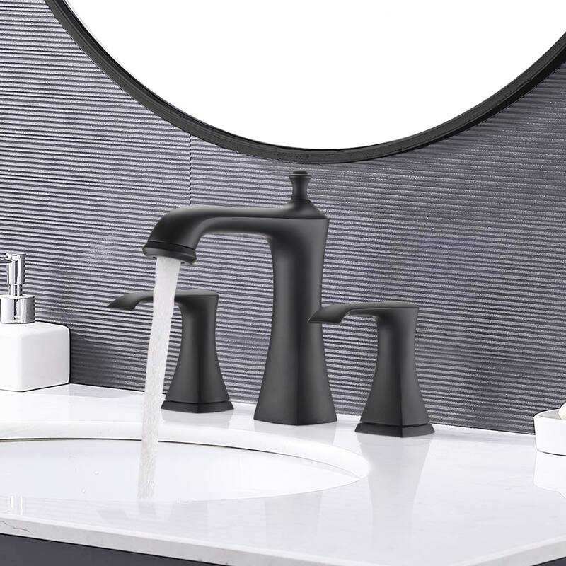 BATHLET 2 Handles 3 Holes Bathroom Sink Faucet