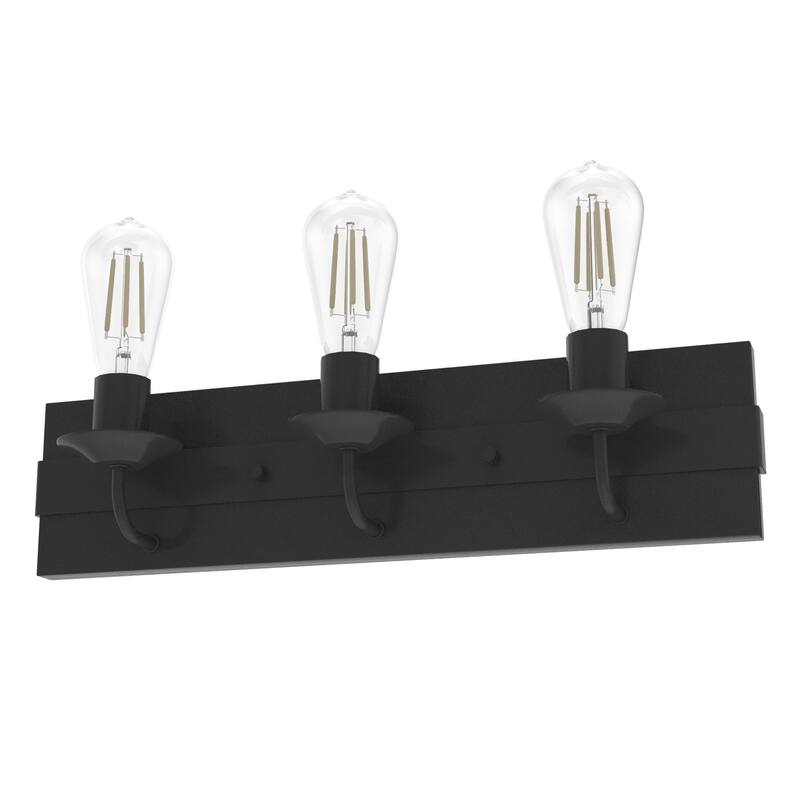 Hunter Perch Point Vanity Wall Light - Industrial, Modern Mountain, Rustic, Transitional - Damp Rated!