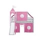 preview thumbnail 76 of 117, JACKPOT Prince & Princess Low Loft Twin Bed, Ladder Slide Tent & Tower