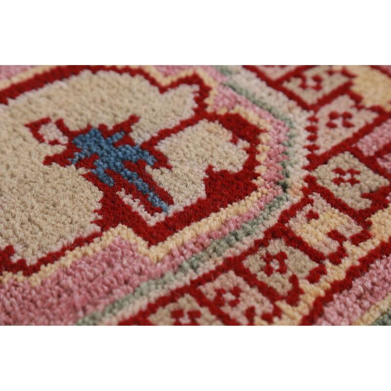 Hand Knotted Oriental 100% Wool Carpet Traditional Medallion Oranges & Rust Heriz (serapi) Area Rug - 14' 9'' X 11' 10''