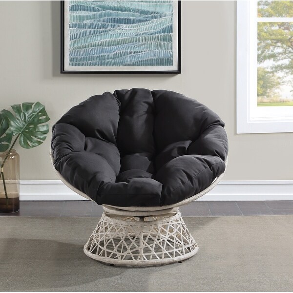 Cream papasan deals chair cushion