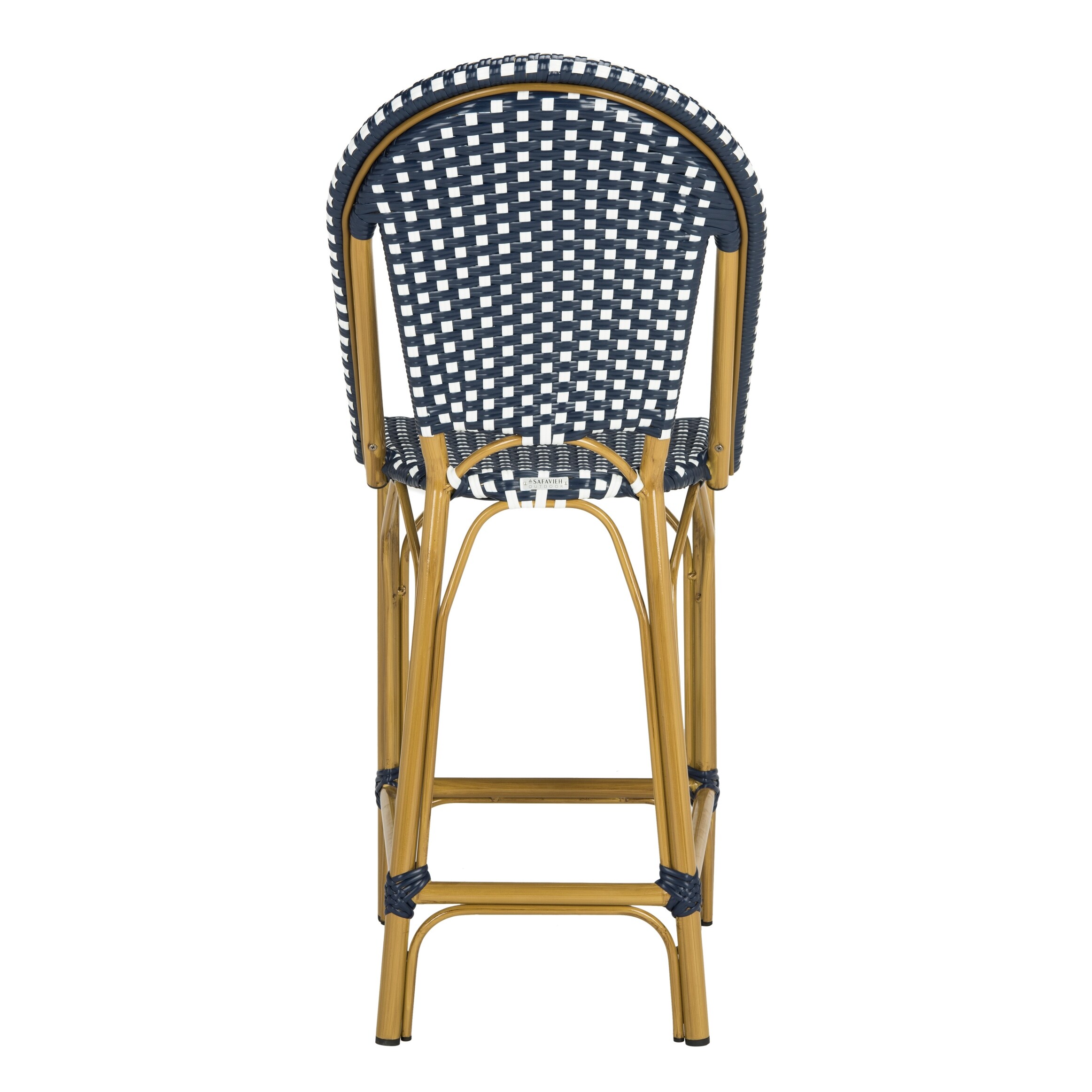 SAFAVIEH Gresley Outdoor Stacking Parisian Bistro Counter Stool 18.5 x23 x43 On Sale Bed Bath Beyond 18118236