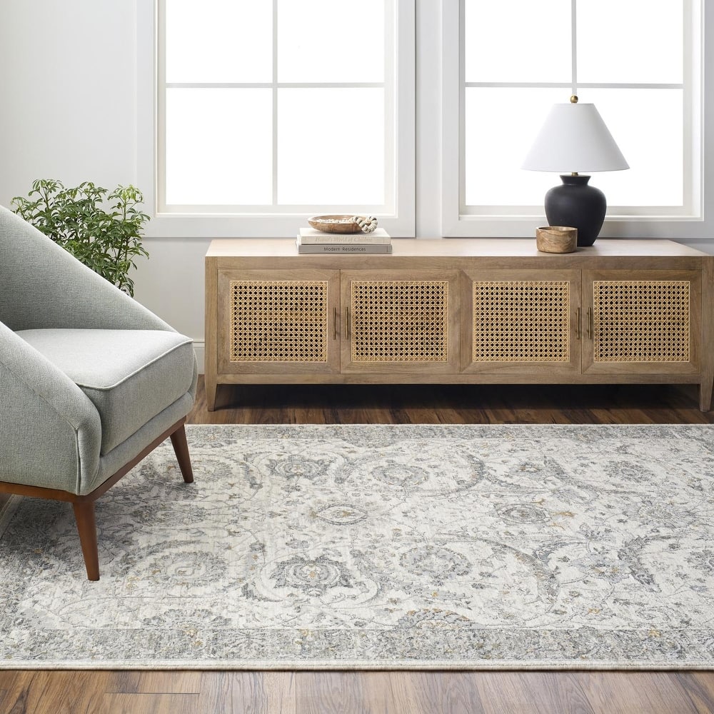 Livabliss Transitional Dresden Medallion Area Rug