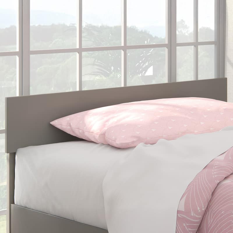 AFI Boston Solid Wood Headboard - Grey - Full