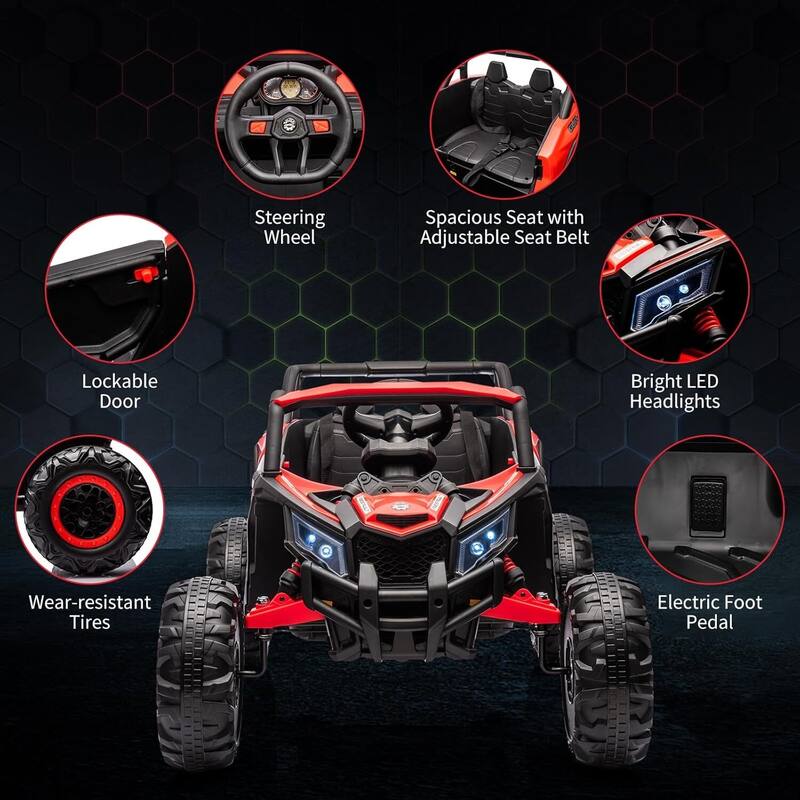 24V 2 Seater Ride on UTV Car for Big Kids