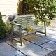 preview thumbnail 22 of 27, Highwood Weatherly Eco-Friendly 4-foot Garden Bench - N/A